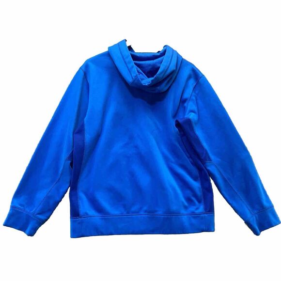 Nike Therma-Fit Hoodie Pullover Sweatshirt Blue - Picture 2 of 9